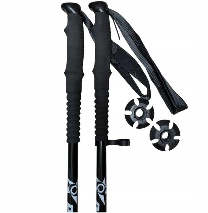Trekking ir Nordic Walking lazdos – reguliuojamos, teleskopinės, sulankstomos (64–135 cm)
