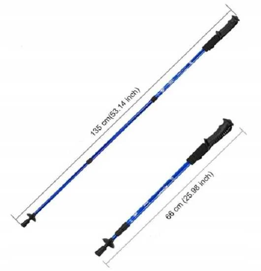 Trekking ir Nordic Walking lazdos – reguliuojamos, teleskopinės, sulankstomos