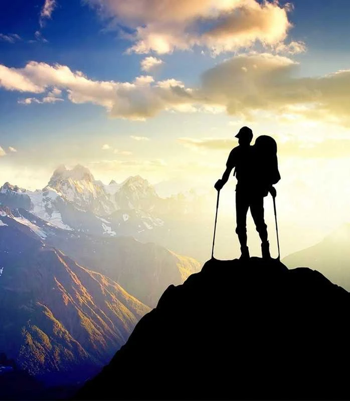 Trekking ir šiaurietiško ėjimo (Nordic Walking) teleskopinės aliuminės lazdos