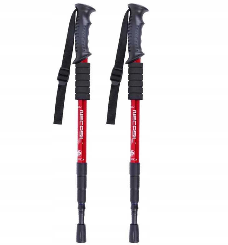 Trekking ir šiaurietiško ėjimo (Nordic Walking) teleskopinės aliuminės lazdos