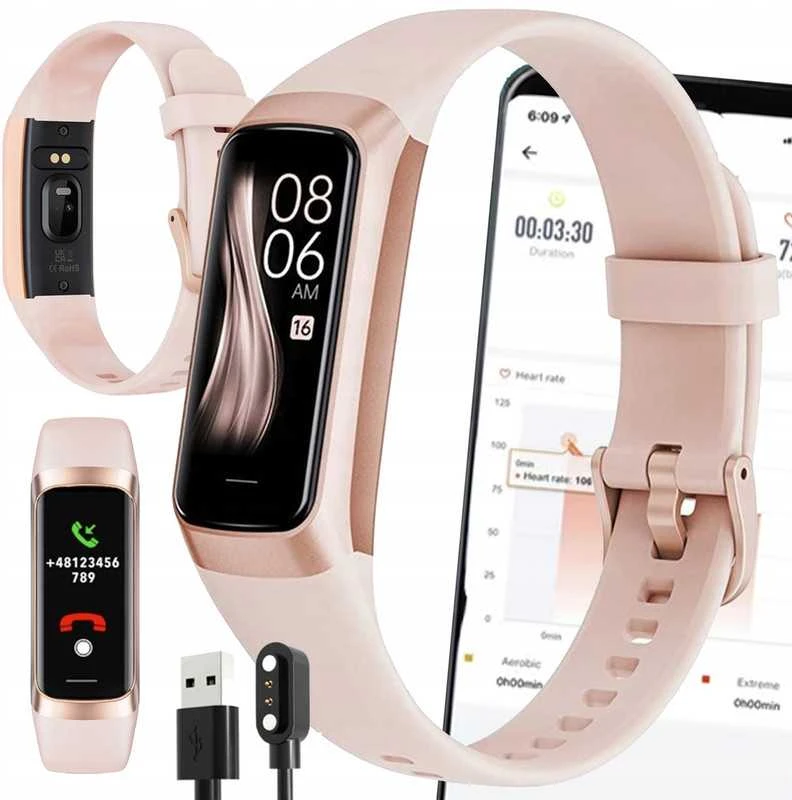 TUTT Yoko Smart Watch: AMOLED ekranas, du dirželiai – gali keisti stilių pagal progą, tinka sportui ir kasdienai.