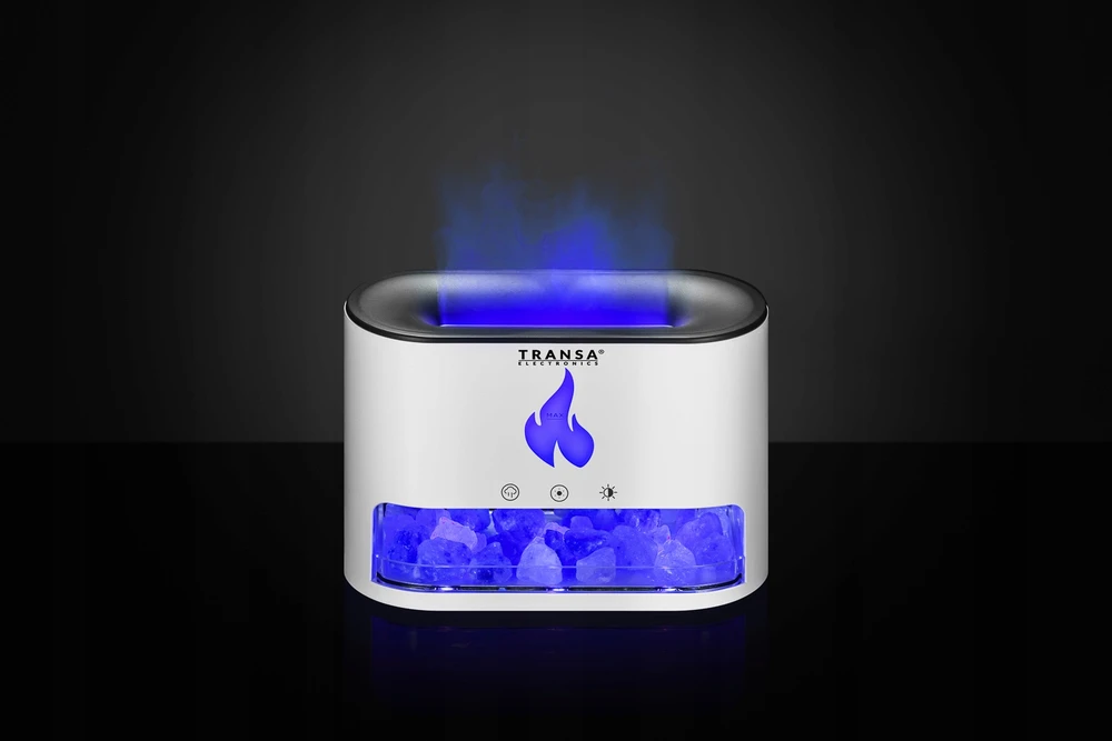 Drėkintuvas Ultragarsinis aromaterapinis difuzorius Transa Electronics AromaFire Baltas, 250 ml