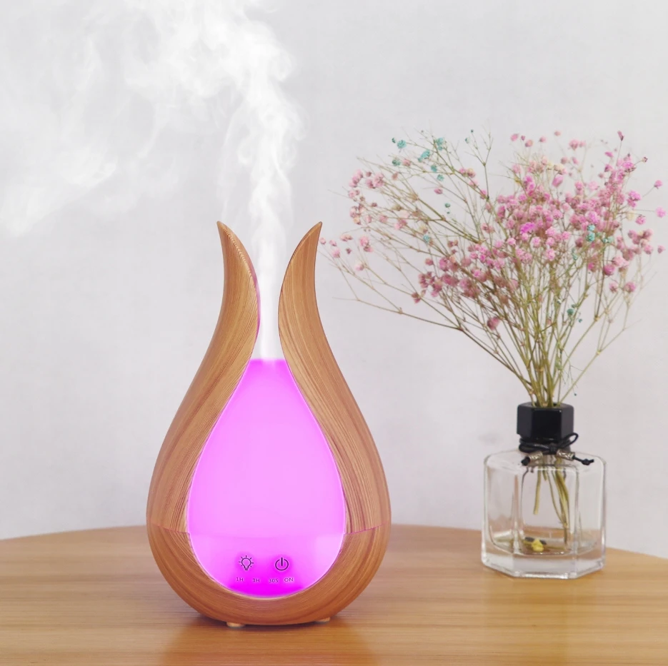 Drėkintuvas Ultragarsinis aromato difuzorius su lempa