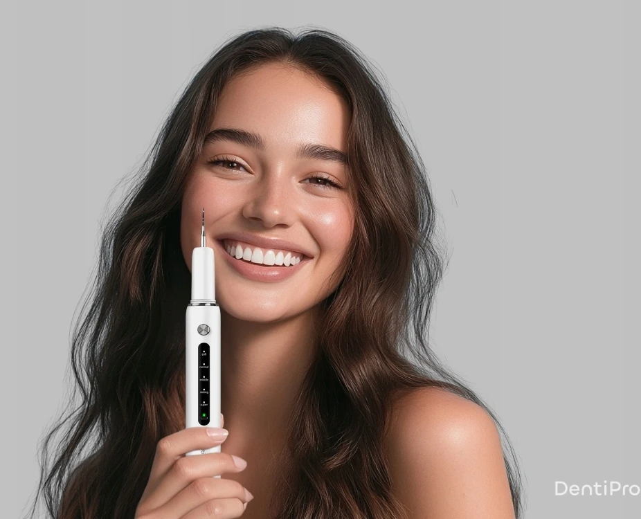 Dantų šepetėlis Ultragarsinis dantų akmenų šalintuvas DentiPro, 5 režimai