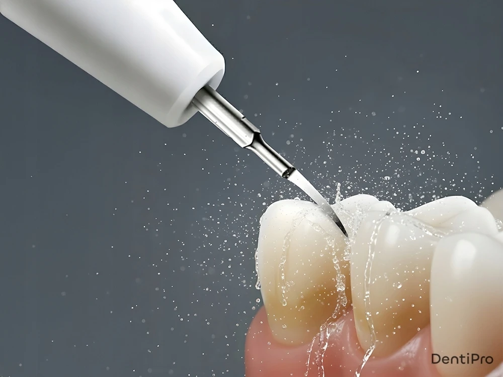 Dantų šepetėlis Ultragarsinis dantų akmenų šalintuvas DentiPro, 5 režimai