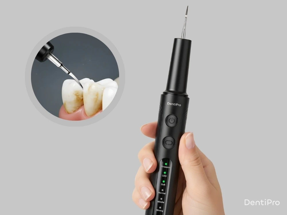 Dantų šepetėlis Ultragarsinis dantų skaleris DentiPro