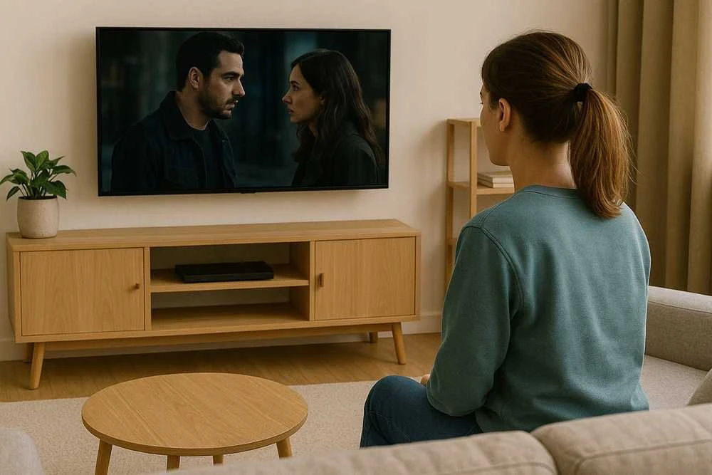 Universalus TV laikiklis Riwall – tinka 32–65 colių televizoriams, reguliuojamas, su pasukimo funkcija, tvirta konstrukcija