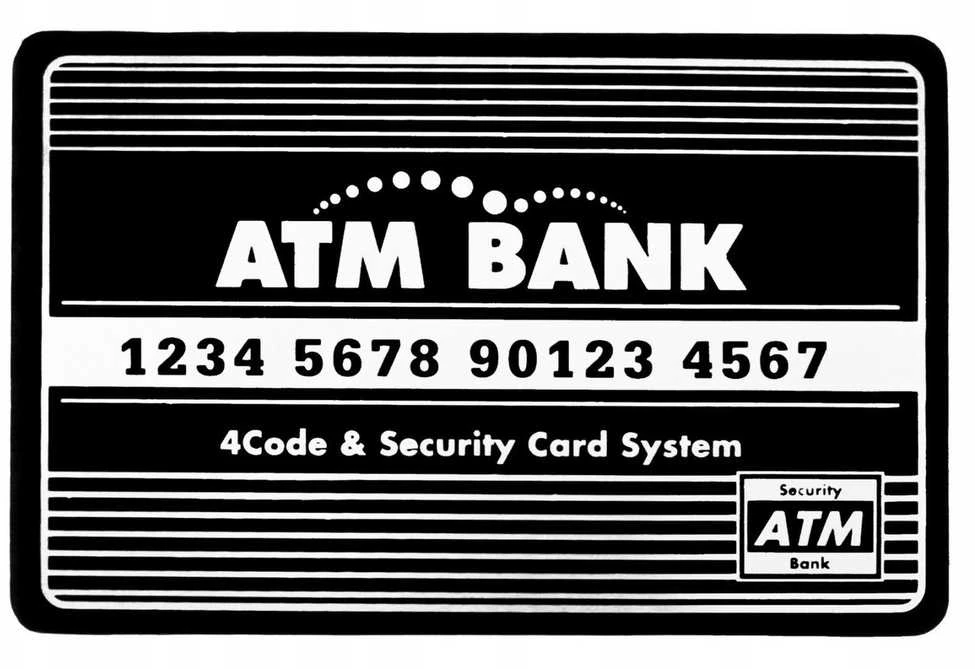 Vaikiška taupyklė–seifas ATM su kortele ir PIN kodu, juoda