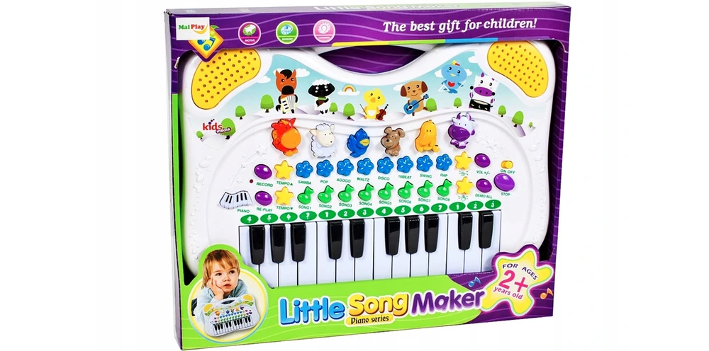 Vaikiškas elektroninins pianinas, MalPlay