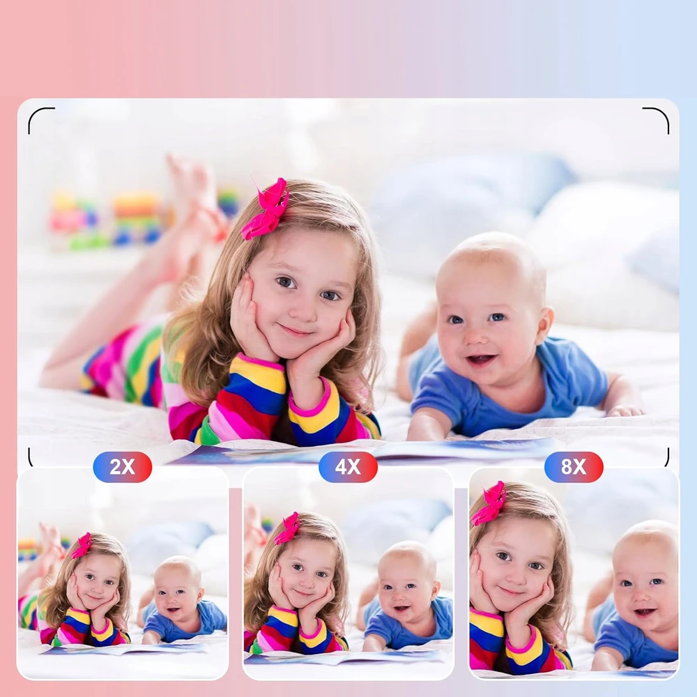 Vaikiškas fotoaparatas su spausdintuvu XBAY, 32 GB