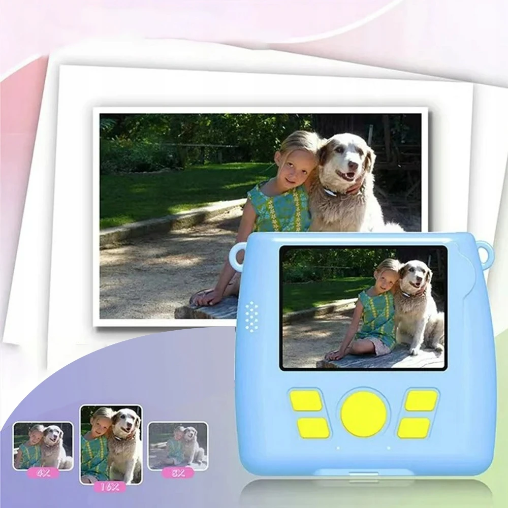 Vaikiškas fotoaparatas su spausdintuvu XBAY, 32 GB
