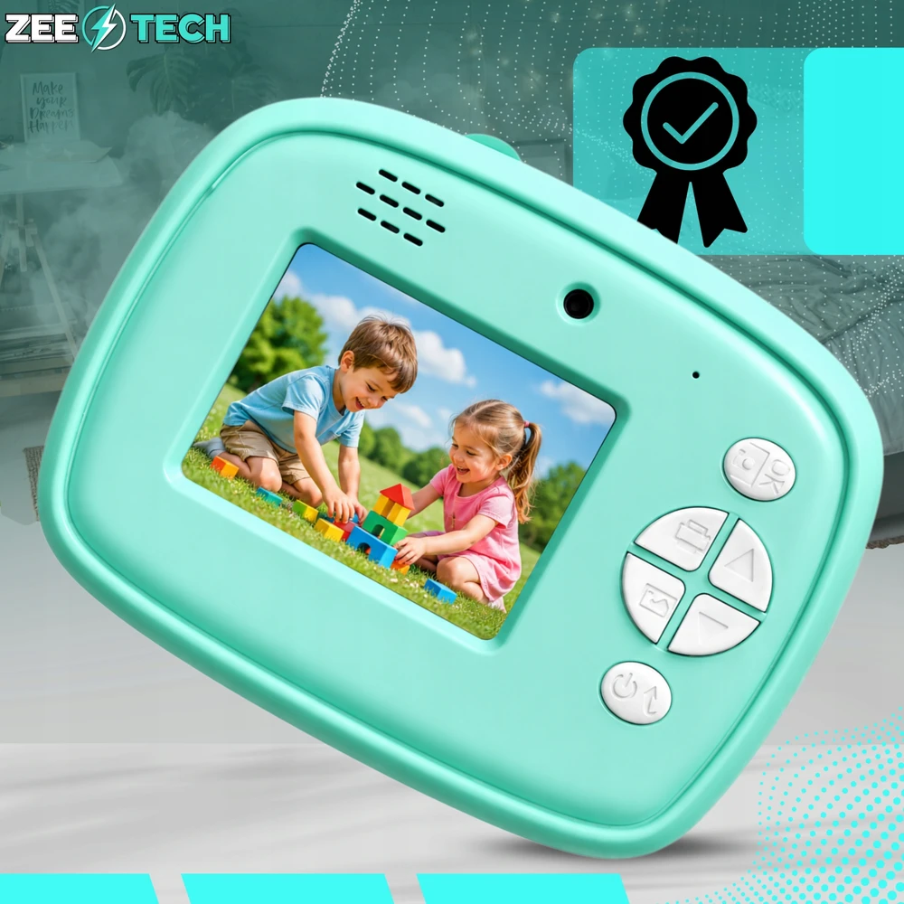 Vaikiškas fotoaparatas su spausdintuvu ZeeTech, 11 ritinėlių
