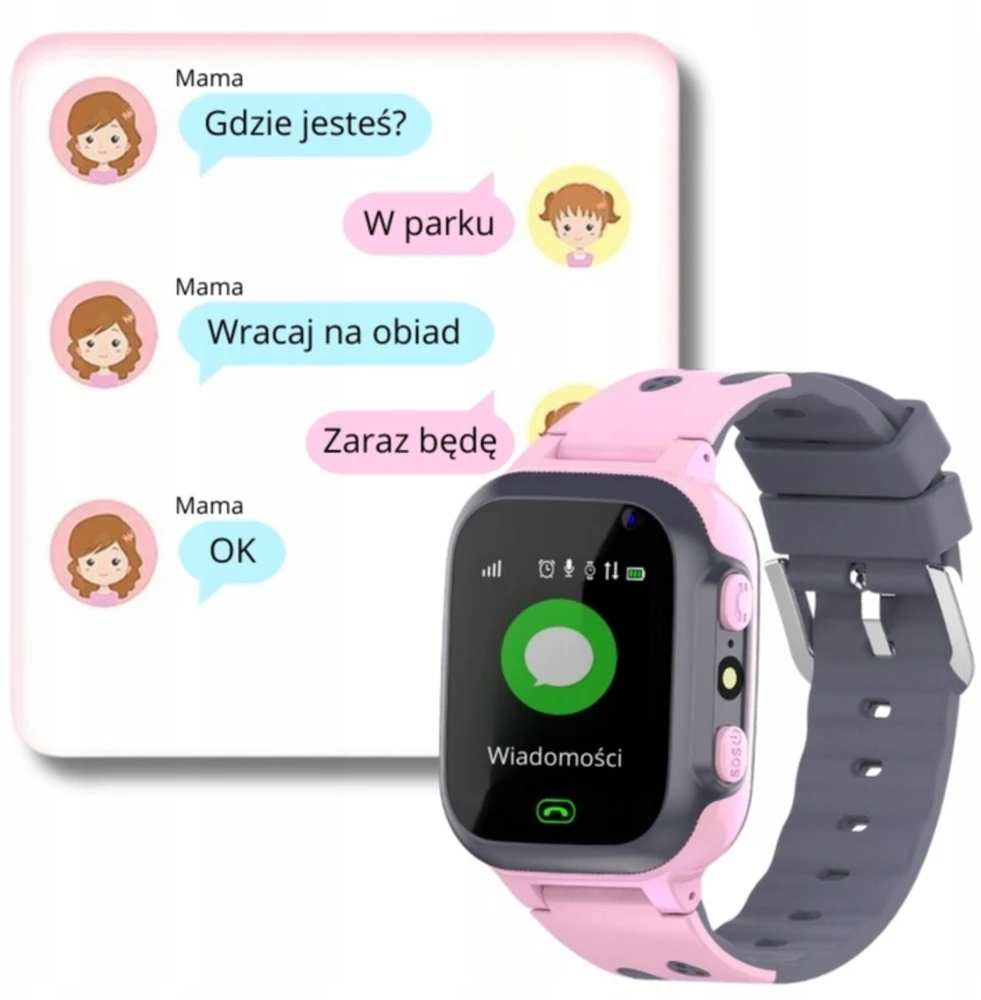 Vaikiškas išmanusis laikrodis, 1,44″