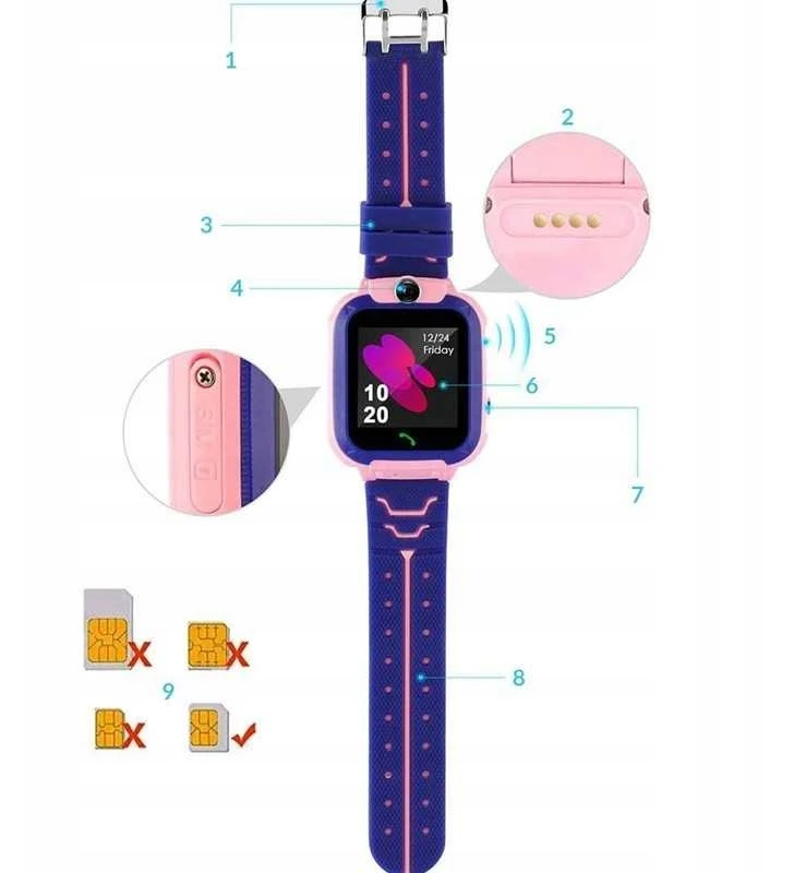 Vaikiškas išmanusis laikrodis Smart-Trend, rožinis