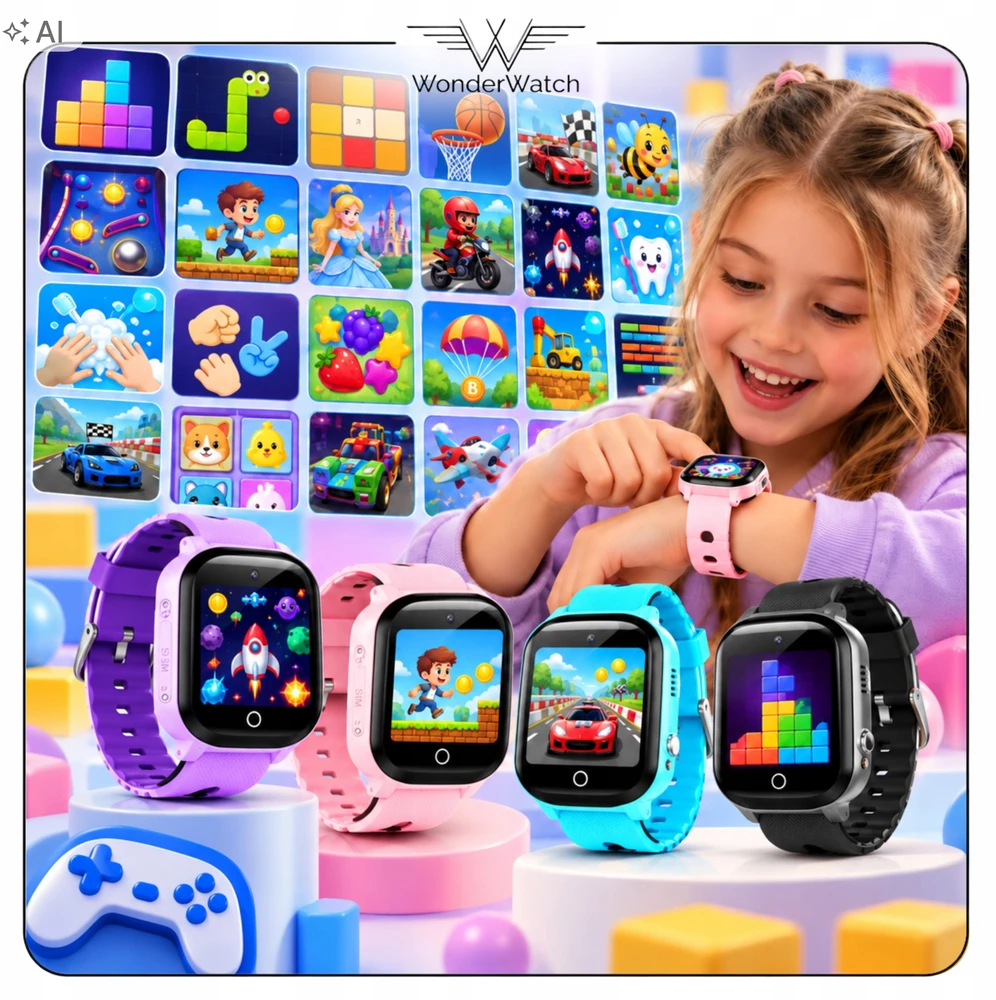 Vaikiškas išmanusis laikrodis WonderWatch, 26 žaidimai