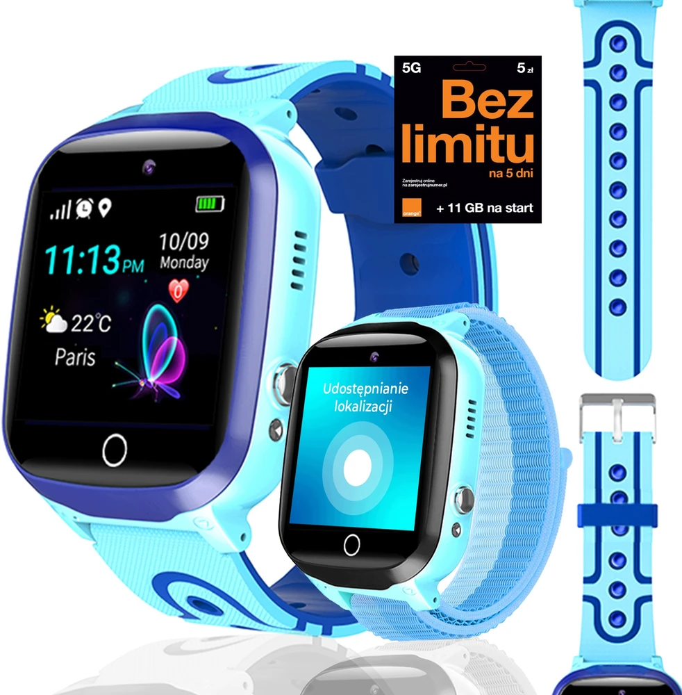 Vaikiškas išmanusis laikrodis WonderWatch, 650 mAh
