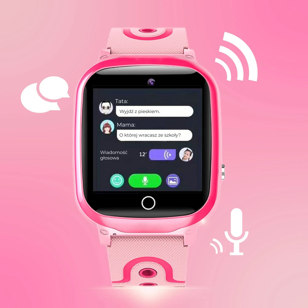 Vaikiškas išmanusis laikrodis WonderWatch, 650 mAh