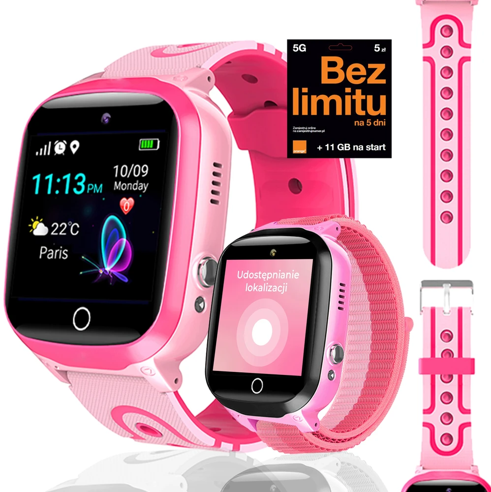 Vaikiškas išmanusis laikrodis WonderWatch, 650 mAh