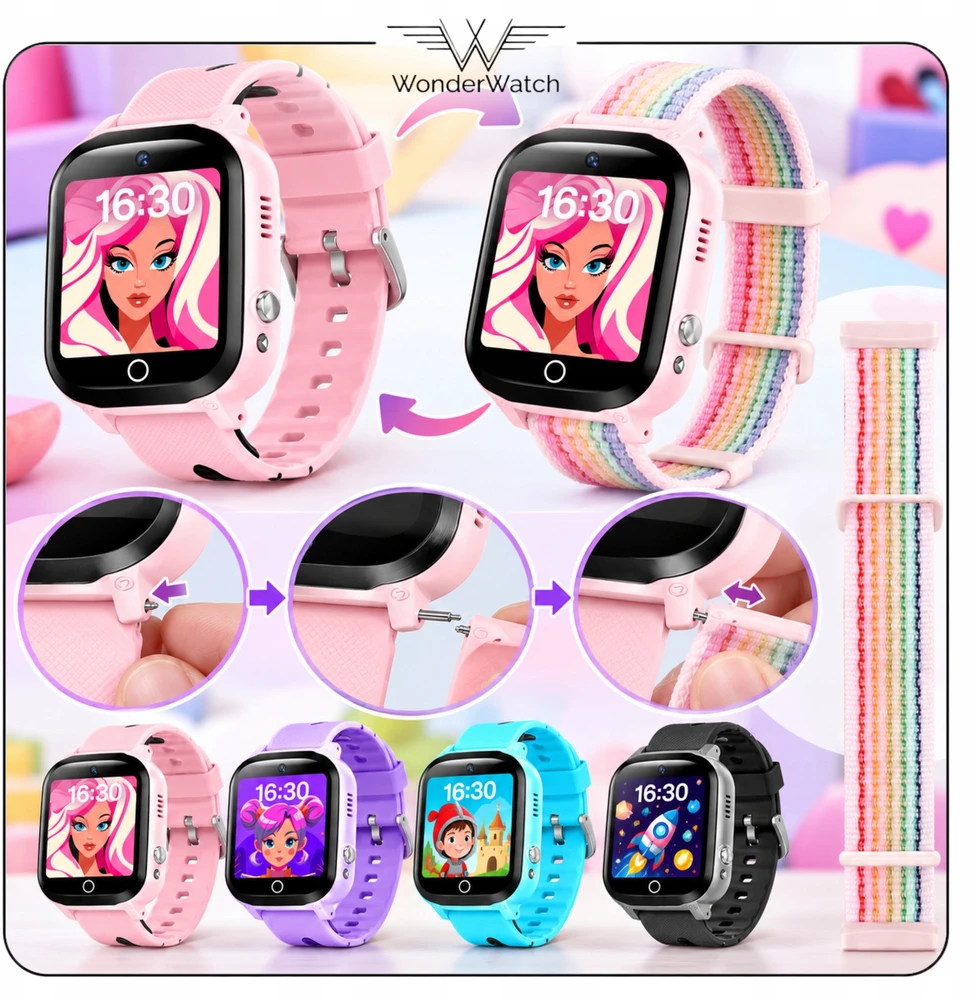 Vaikiškas išmanusis laikrodis WonderWatch, 26 žaidimai