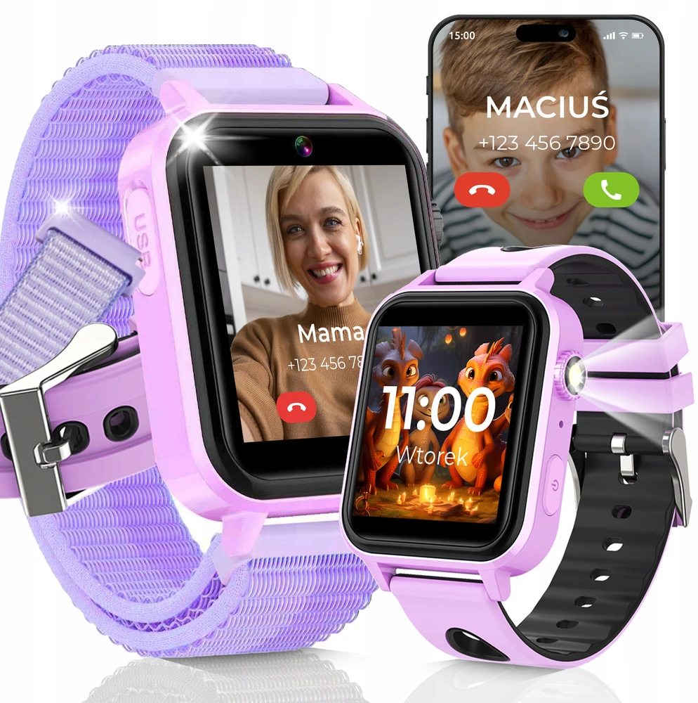 Vaikiškas išmanusis laikrodis WonderWatch A8s