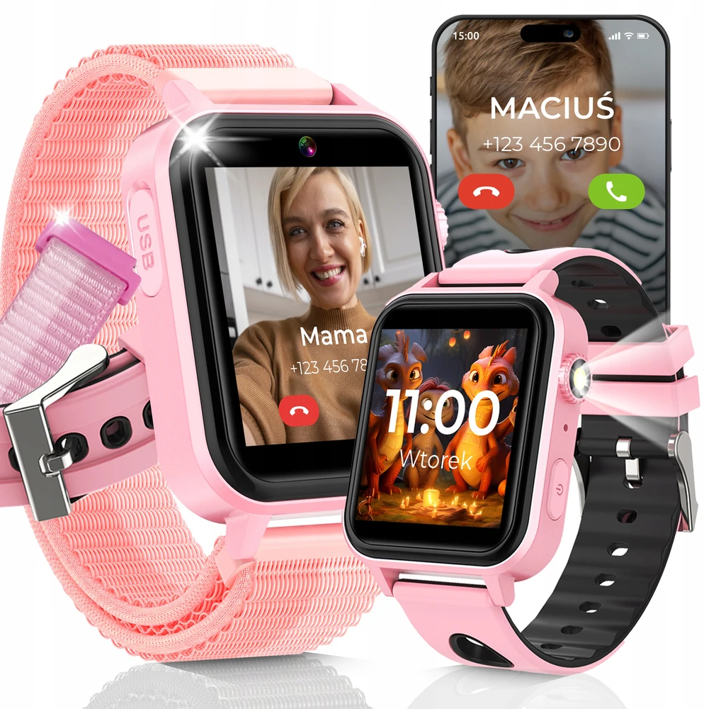 Vaikiškas išmanusis laikrodis WonderWatch A8s