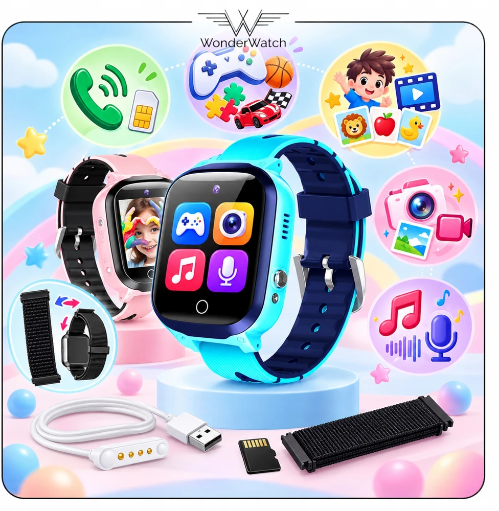 Vaikiškas išmanusis laikrodis WonderWatch, 26 žaidimai