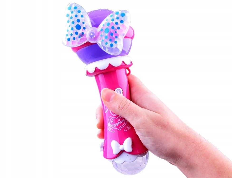 Vaikiškas karaoke mikrofonas Tobbi-Toys, rožinis