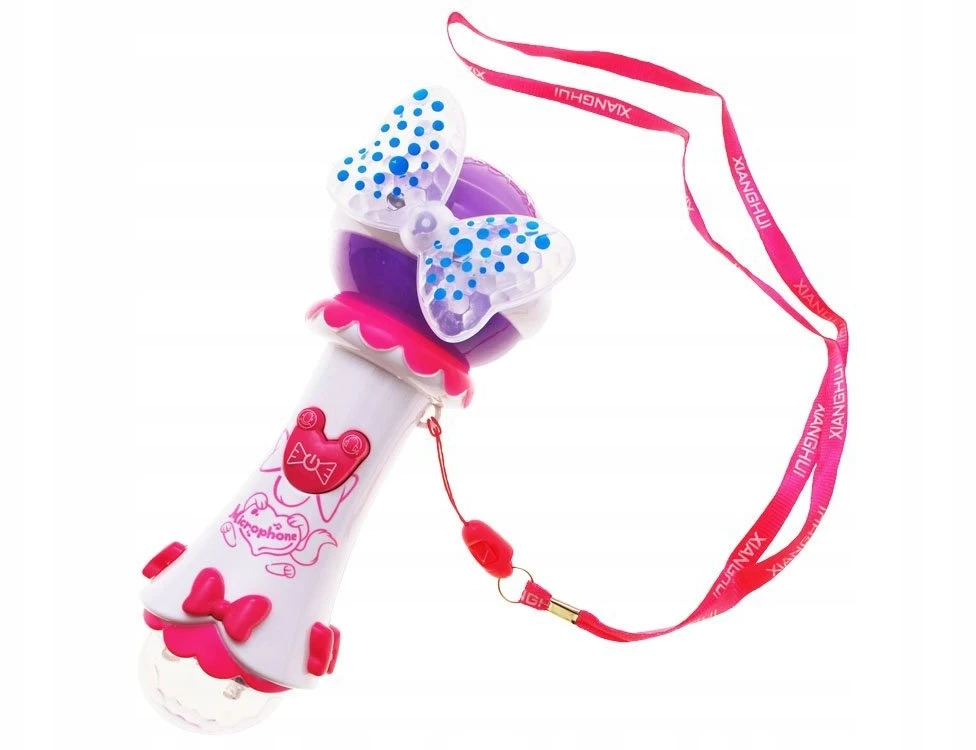 Vaikiškas karaoke mikrofonas Tobbi-Toys, rožinis