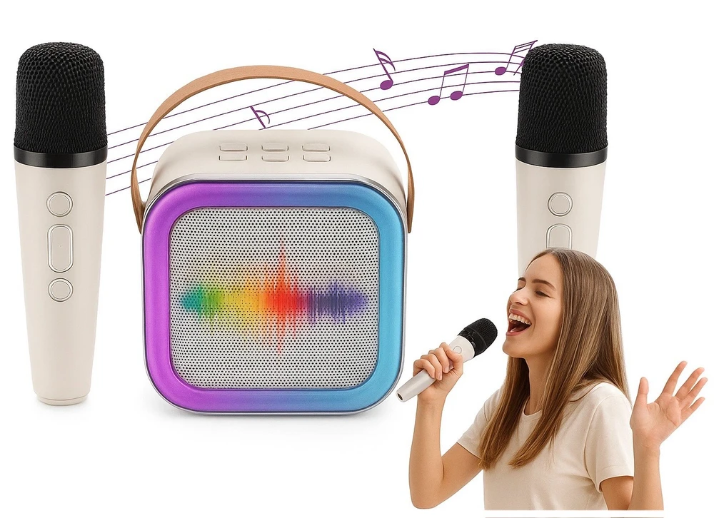 Vaikiškas karaoke rinkinys, 2 mikrofonai