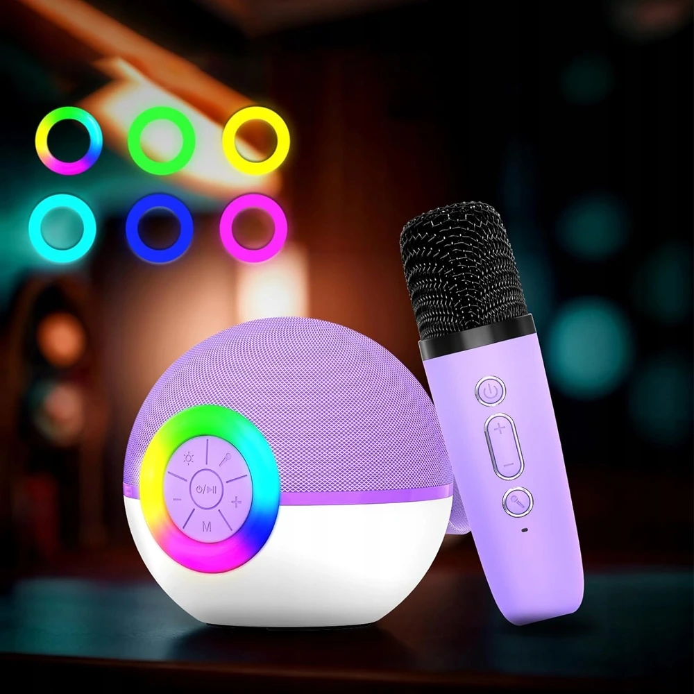 Vaikiškas karaoke rinkinys Bedee, 2 mikrofonai