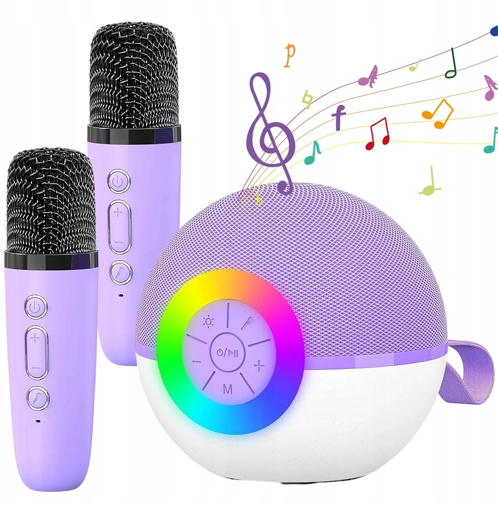 Vaikiškas karaoke rinkinys Bedee, 2 mikrofonai