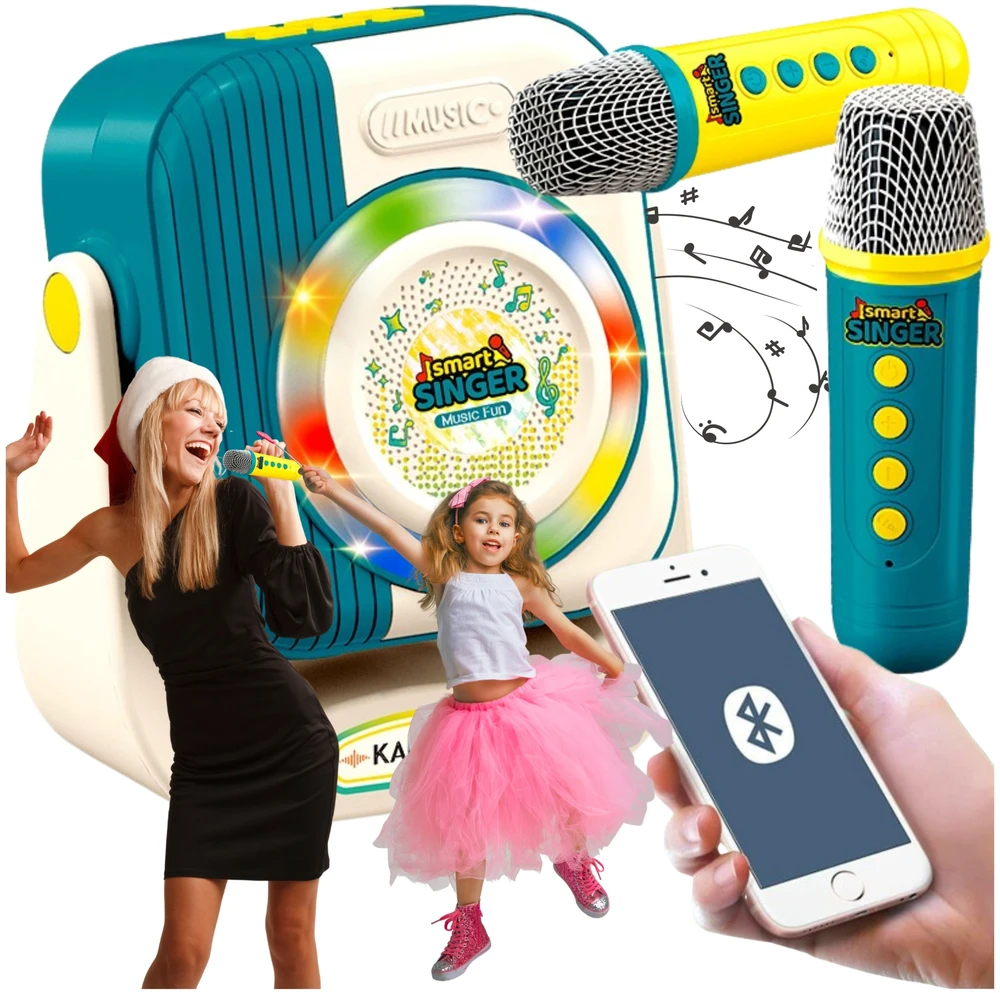 Vaikiškas karaoke rinkinys BOUNN, 2 mikrofonai