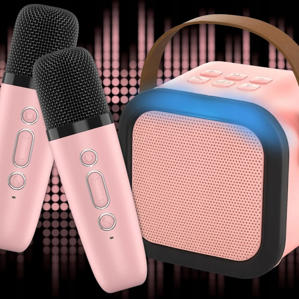 Vaikiškas karaoke rinkinys MEMFLOW, 2 mikrofonai