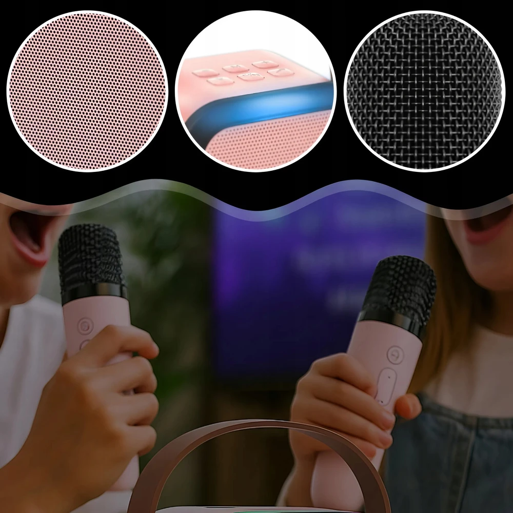 Vaikiškas karaoke rinkinys MEMFLOW, 2 mikrofonai