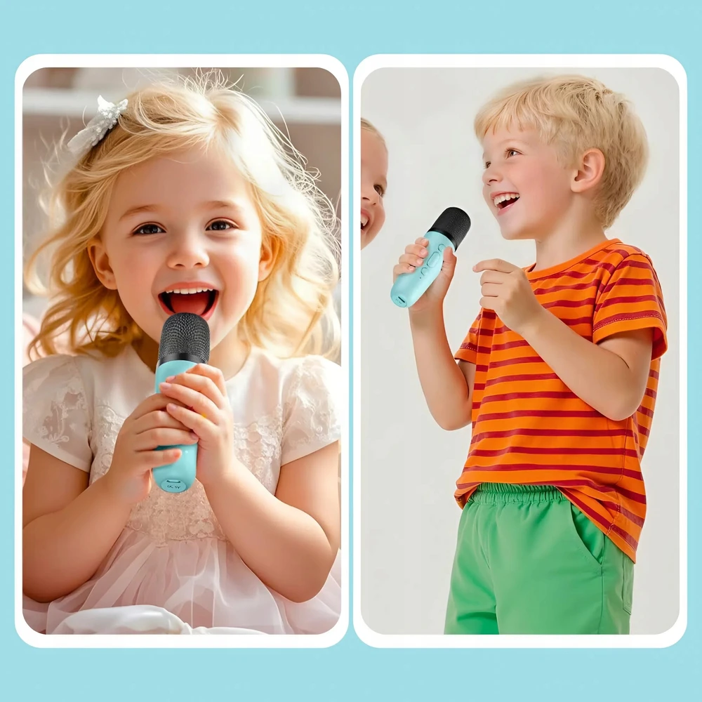 Vaikiškas karaoke rinkinys MEMFLOW, 2 mikrofonai