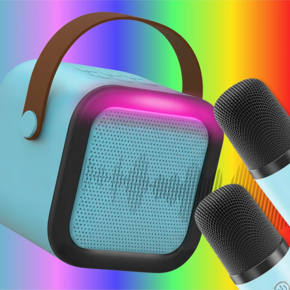 Vaikiškas karaoke rinkinys MEMFLOW, 2 mikrofonai