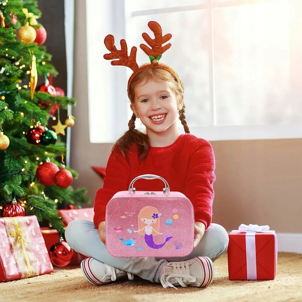 Vaikiškas kosmetikos rinkinys „click4TOYS“ lagamine