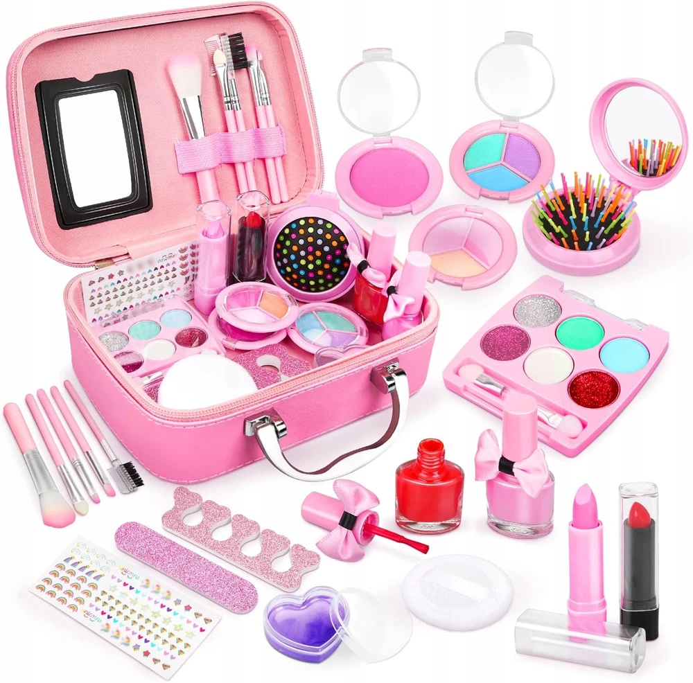 Vaikiškas kosmetikos rinkinys „click4TOYS“ lagamine