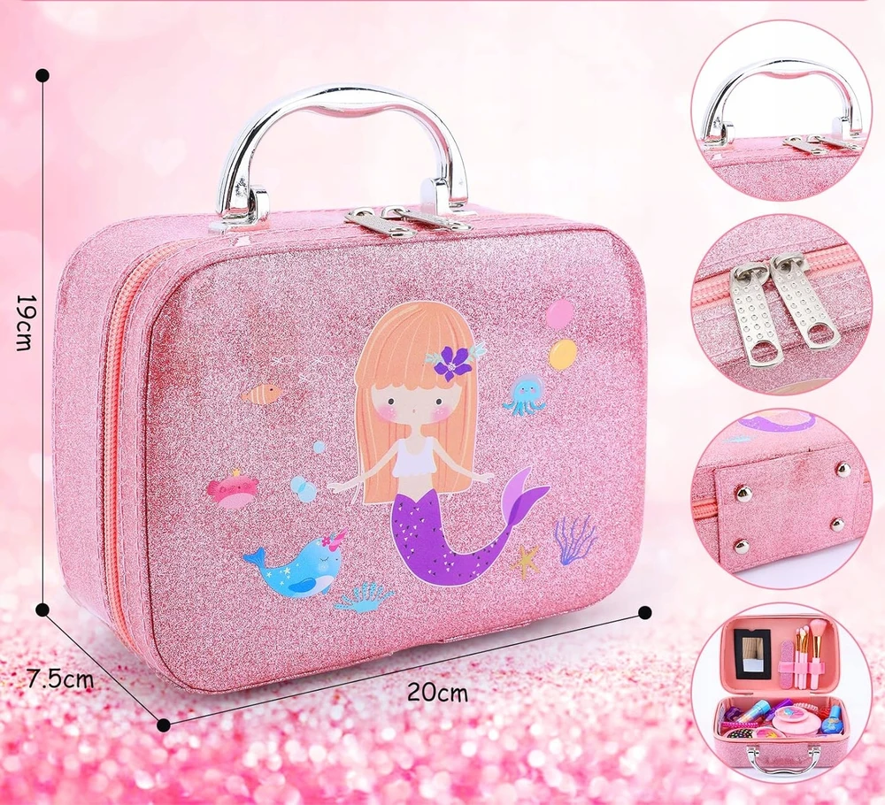 Vaikiškas kosmetikos rinkinys „click4TOYS“ lagamine