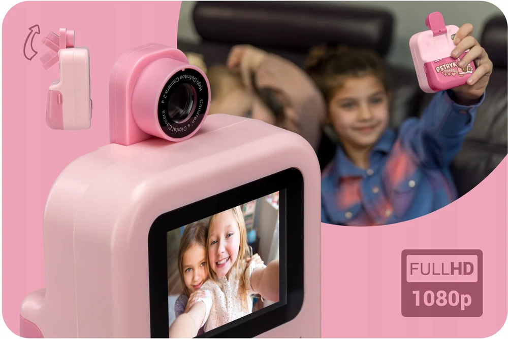 Vaikiškas momentinis fotoaparatas Zintronic, 12 ritinėlių