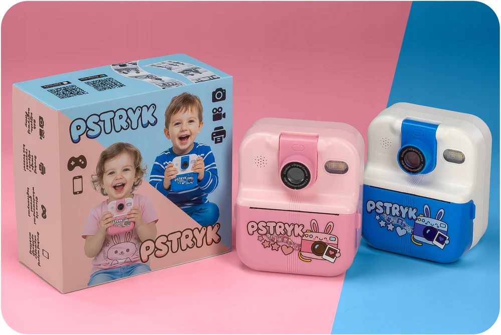 Vaikiškas momentinis fotoaparatas Zintronic, 12 ritinėlių