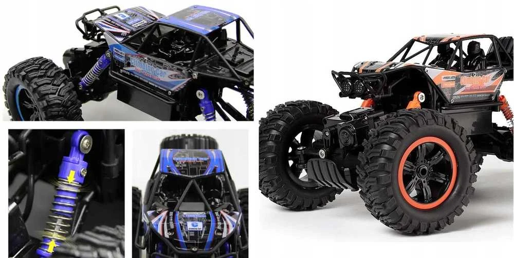 Vaikiškas RC automobilis 4x4, su nuotolinmiu valdymo pultu