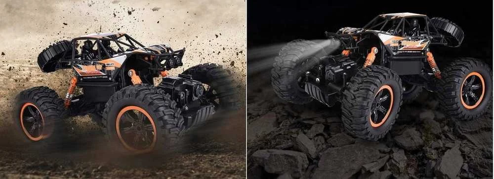 Vaikiškas RC automobilis 4x4, su nuotolinmiu valdymo pultu