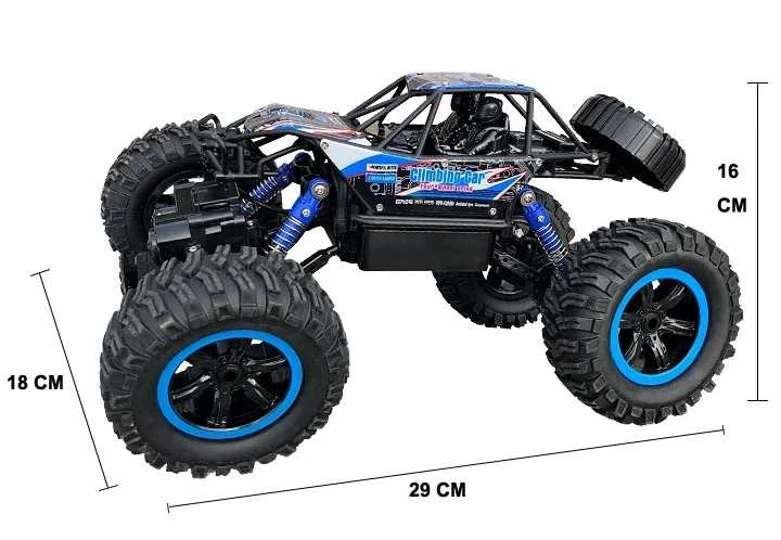 Vaikiškas RC automobilis 4x4, su nuotolinmiu valdymo pultu