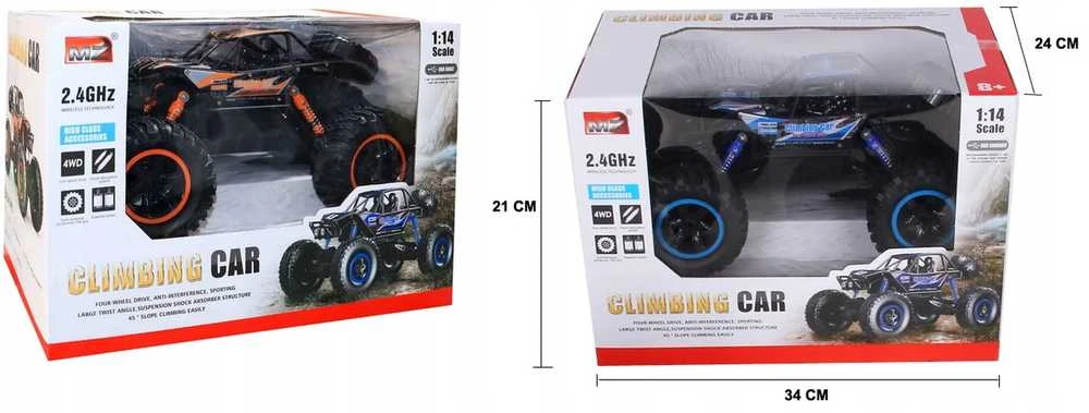 Vaikiškas RC automobilis 4x4, su nuotolinmiu valdymo pultu