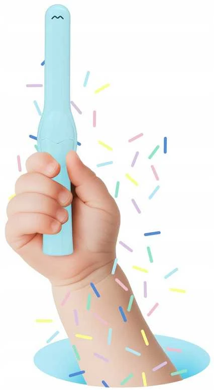 Dantų šepetėlis Vaikiškas sonic šepetėlis VITAMMY Friends – nuo 3 m., 2 valymo režimai