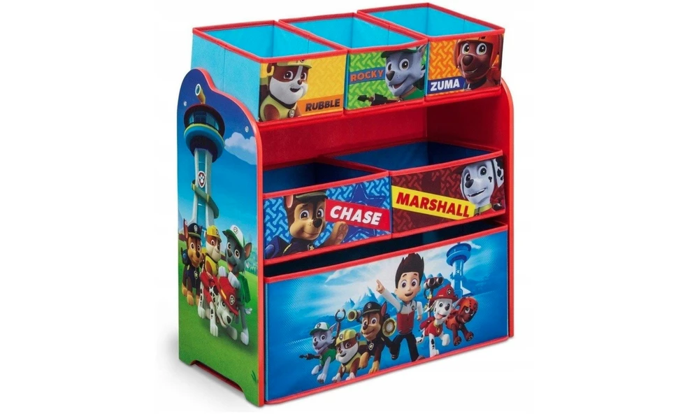 Vaikiškos žaislų lentynos Delta Children Paw Patrol, įvairių spalvų