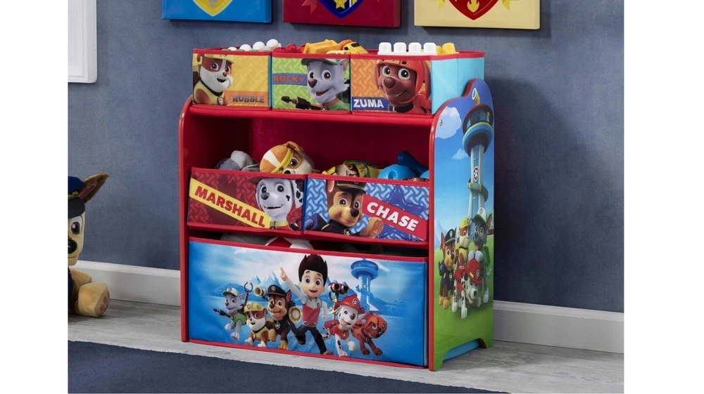 Vaikiškos žaislų lentynos Delta Children Paw Patrol, įvairių spalvų