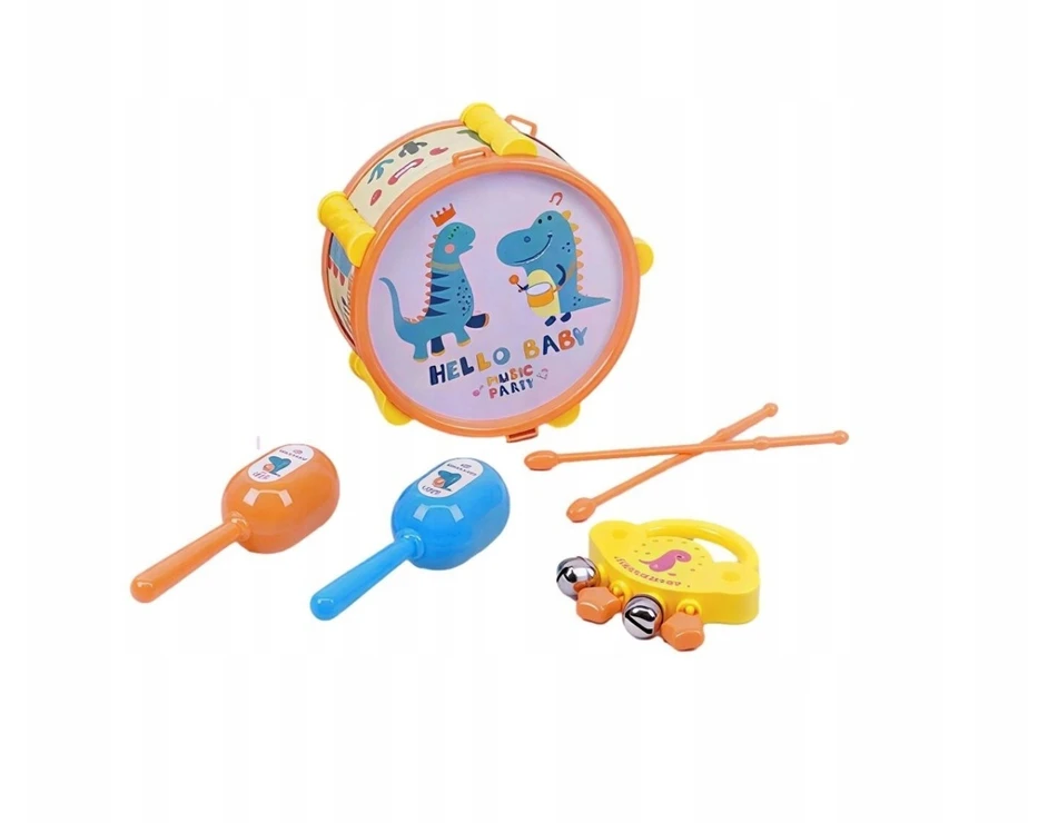 Vaikiškų muzikos instrumentų rinkinys, 3 dalių