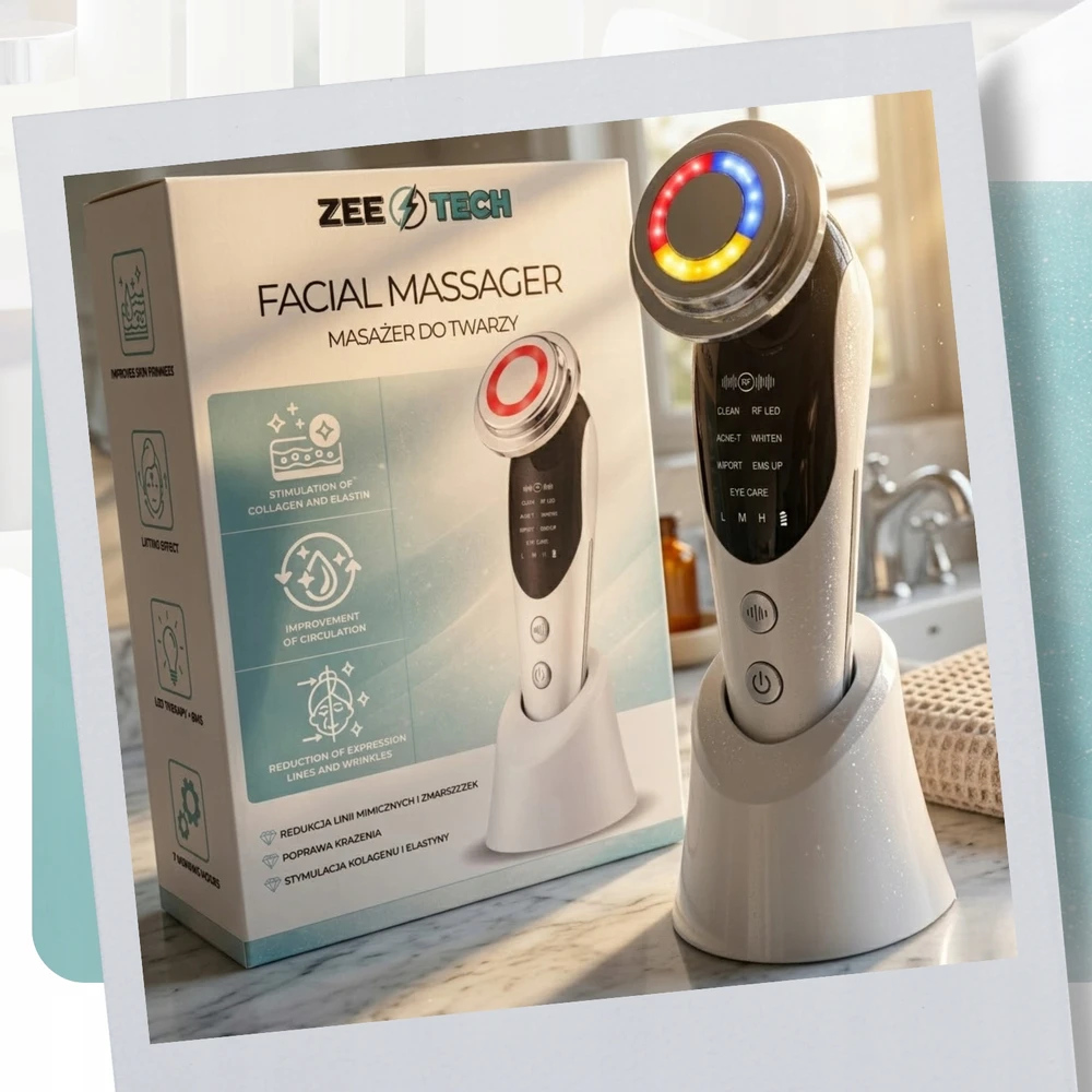 Veido masažuoklis ZeeTech, 7 funkcijų